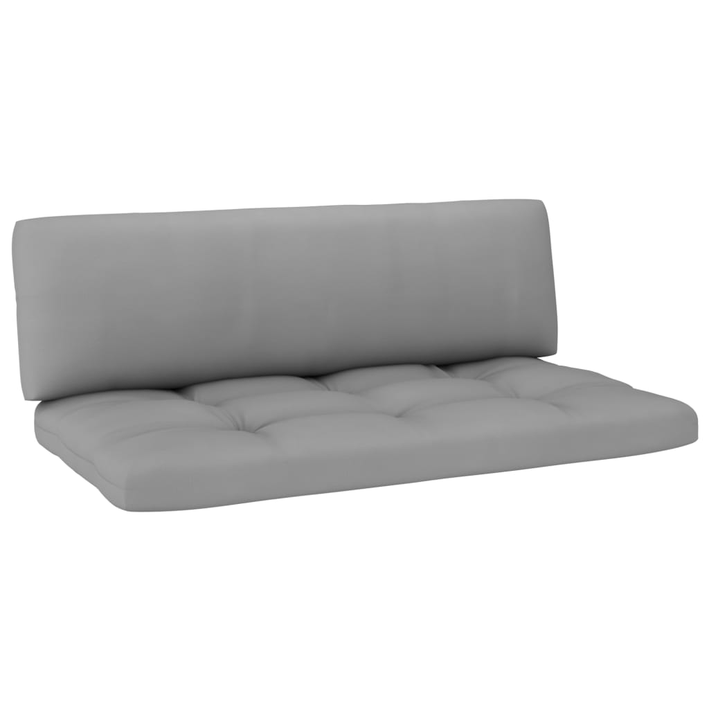 4-tlg. Paletten-Lounge-Set Weiß Imprägniertes Kiefernholz