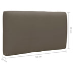 4-tlg. Paletten-Lounge-Set Weiß Imprägniertes Kiefernholz