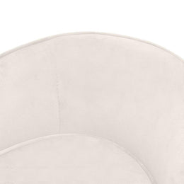 vidaXL Hundesofa Creme 69x49x40 cm Plüsch