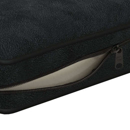 vidaXL Hundesofa Schwarz 72x45x30 cm Plüsch