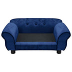 Hundesofa Blau 72x45x30 cm Plüsch
