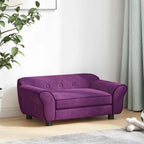 Hundesofa Burgunderrot 72x45x30 cm Plüsch