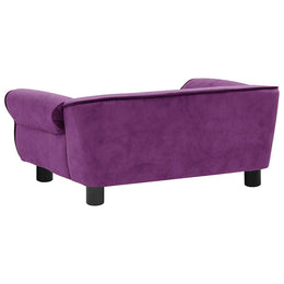 vidaXL Hundesofa Burgunderrot 72x45x30 cm Plüsch