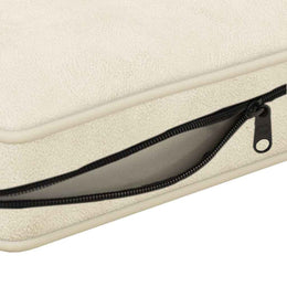 vidaXL Hundesofa Creme 72x45x30 cm Plüsch