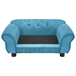 vidaXL Hundesofa Türkis 72x45x30 cm Plüsch