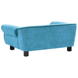 vidaXL Hundesofa Türkis 72x45x30 cm Plüsch
