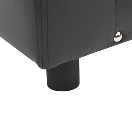 vidaXL Hundesofa Dunkelgrau 81x43x31 cm Plüsch und Kunstleder