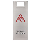 Warnschild Klappbar Achtung Rutschgefahr Edelstahl