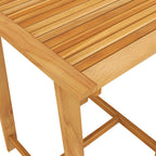 3-tlg. Gartenbar-Set mit Kissen Braun