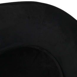 vidaXL Hundesofa Schwarz 67x47x36 cm Plüsch