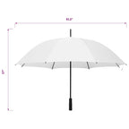 Regenschirm Weiß 130 cm