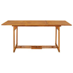 Garten-Esstisch 180x90x75 cm Massivholz Akazie