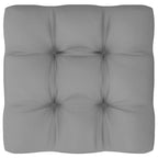 Garten-Ecksofa mit Grauen Kissen Massivholz Kiefer