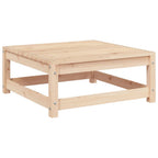 Gartenhocker mit Kissen 2 Stk. Massivholz Kiefer