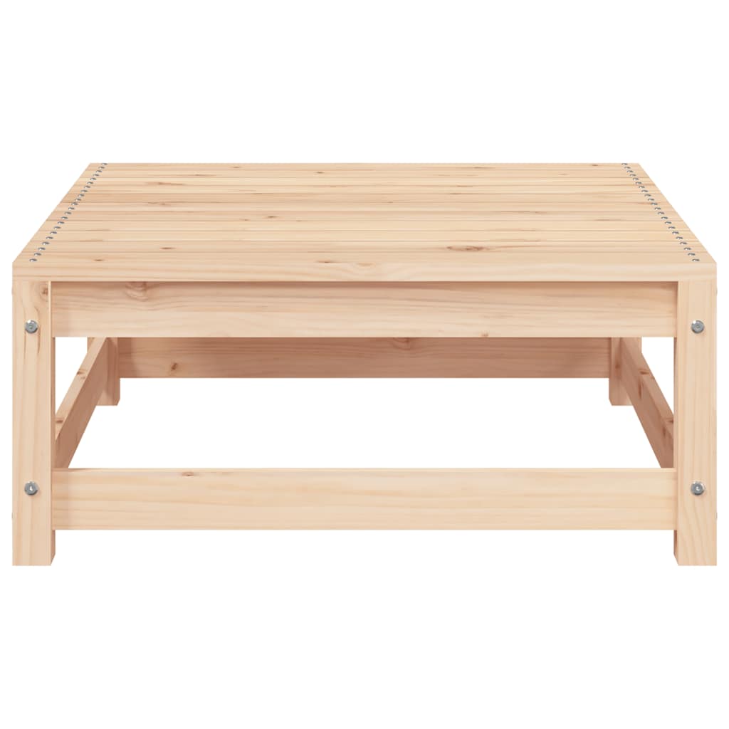 2-tlg. Garten-Lounge-Set mit Kissen Kiefer Massivholz