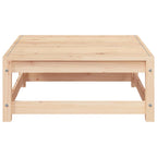 2-tlg. Garten-Lounge-Set mit Kissen Kiefer Massivholz