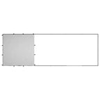 Hundezwinger Schwarz 330x110x110 cm Stahl