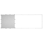 Hundezwinger Silbern 330x110x110 cm Stahl