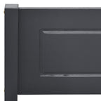 Massivholzbett Kiefer Grau 100x200 cm