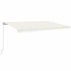 Markise Manuell Einziehbar 500x300 cm Creme