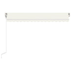 Markise Automatisch Einziehbar 400x350 cm Creme
