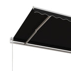 Markise Automatisch Einziehbar 400x350 cm Anthrazit