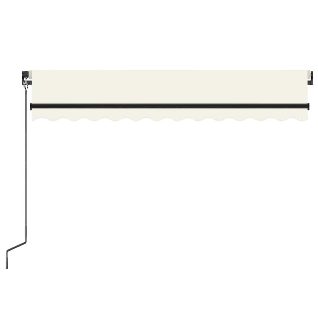 Markise Manuell Einziehbar 350x250 cm Creme