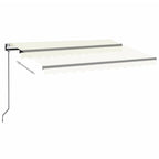 Markise Automatisch Einziehbar 350x250 cm Creme