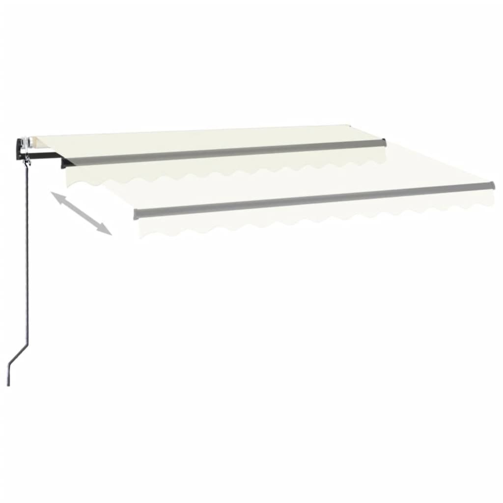 Markise Automatisch Einziehbar 350x250 cm Creme