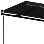Markise Automatisch Einziehbar 400x350 cm Anthrazit