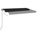 Automatische Markise mit LED & Windsensor 400x350 cm Anthrazit