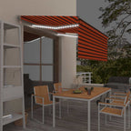 Markise Automatisch mit Rollo LED Windsensor 3,5x2,5m