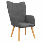 Relaxsessel Dunkelgrau Stoff