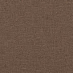 Relaxsessel mit Hocker Braun Stoff