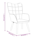 Relaxsessel mit Hocker Weinrot Stoff