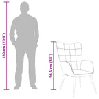 Relaxsessel Braun Stoff