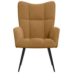 Relaxsessel Braun Samt