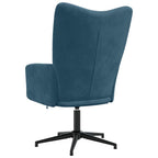 Relaxsessel Blau Samt