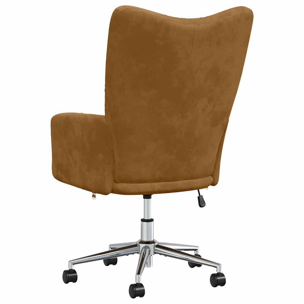 Relaxsessel Braun Samt