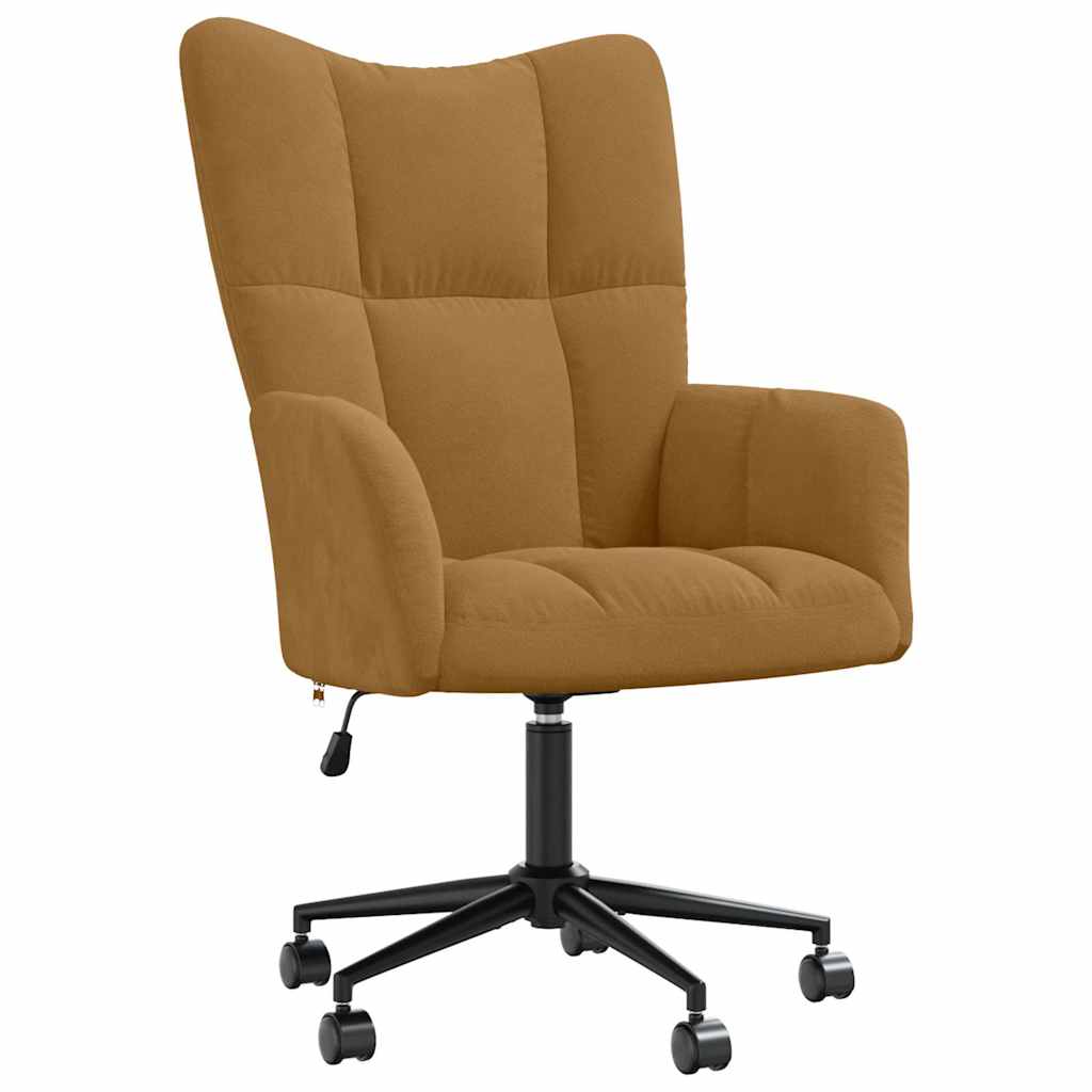 Relaxsessel Braun Samt