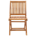 Klappbare Gartenstühle 6 Stk. Massivholz Teak
