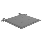 Klappbare Gartenstühle mit Kissen 4 Stk. Massivholz Teak