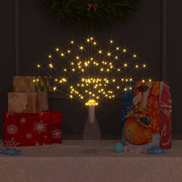 Feuerwerkslichter 10 Stk. Weihnachtsdeko Warmweiß 20cm 1400LEDs