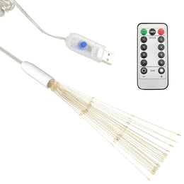 Feuerwerkslichter 10 Stk. Weihnachtsdeko Warmweiß 20cm 1400LEDs