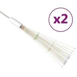 Feuerwerkslichter 2 Stk. Weihnachtsdeko Mehrfarbig 20cm 280LEDs