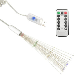Feuerwerkslichter 2 Stk. Weihnachtsdeko Mehrfarbig 20cm 280LEDs