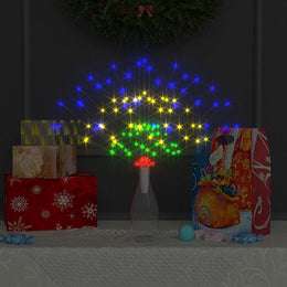 Feuerwerkslichter 4 Stk. Weihnachtsdeko Mehrfarbig 20cm 560LEDs