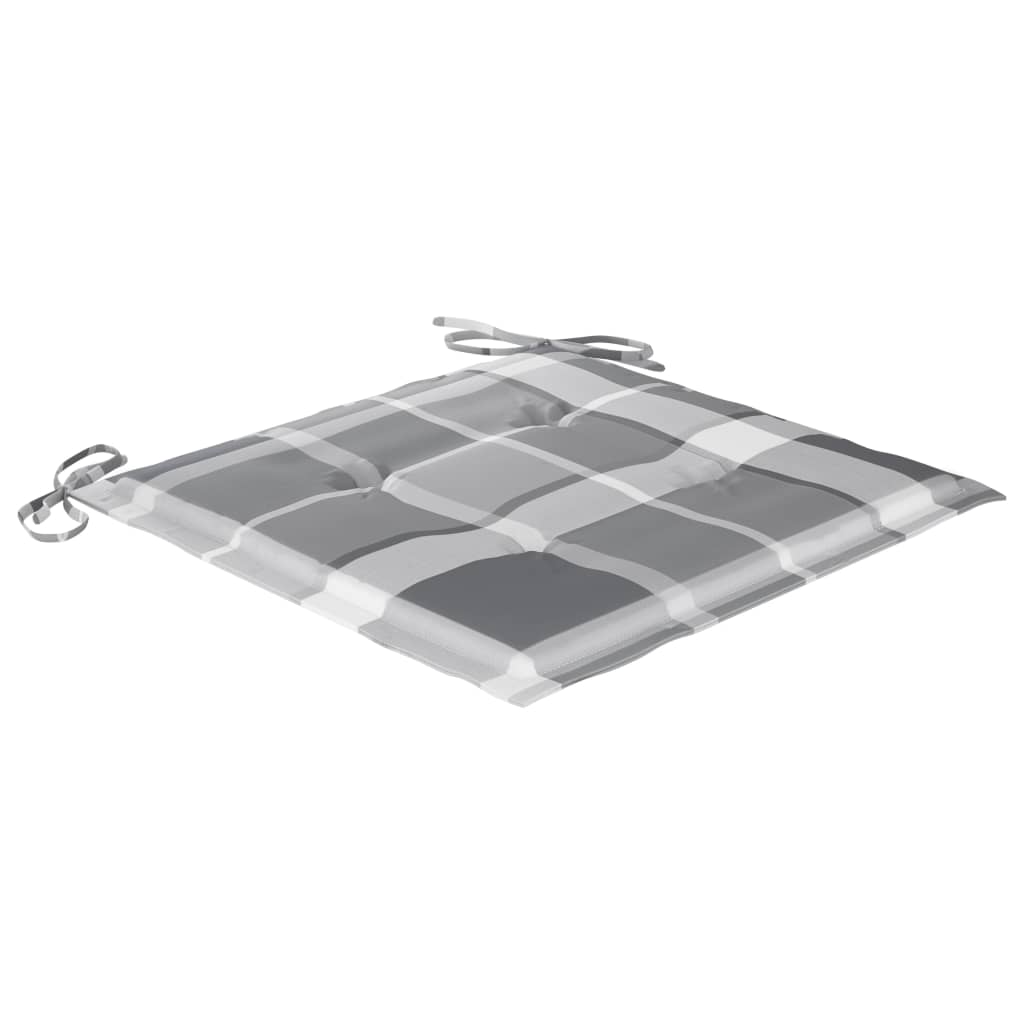 Klappbare Gartenstühle 6 Stk. mit Kissen Massivholz Akazie
