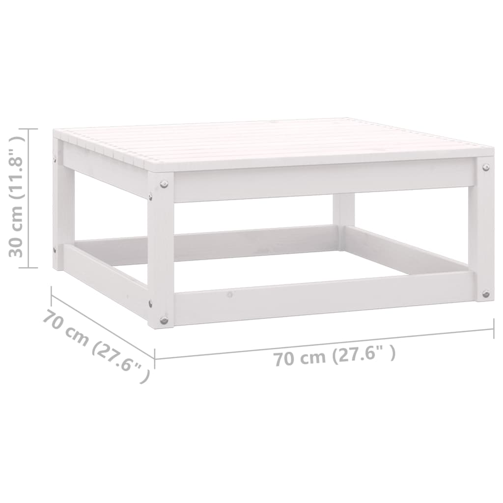 5-tlg. Garten-Lounge-Set mit Kissen Kiefer Massivholz