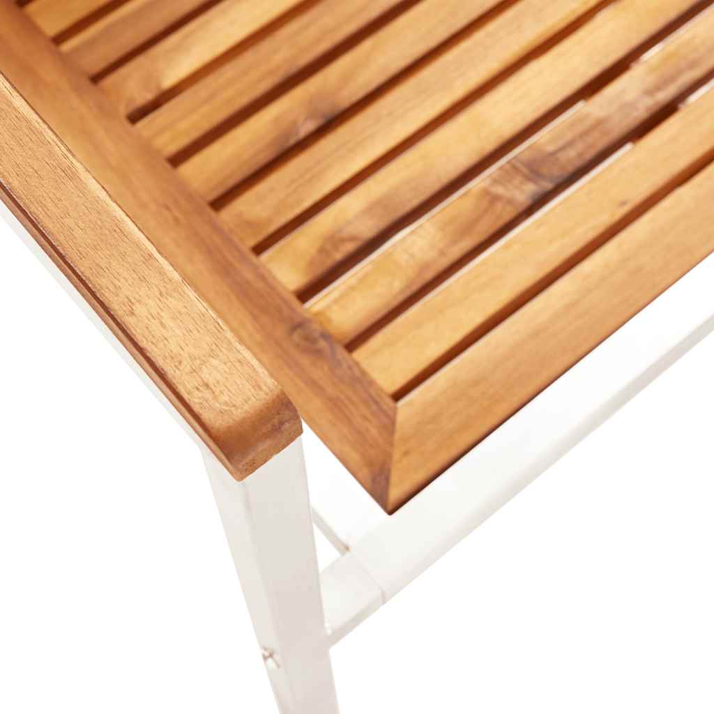 Gartenstühle 8 Stk. mit Kissen Massivholz Akazie